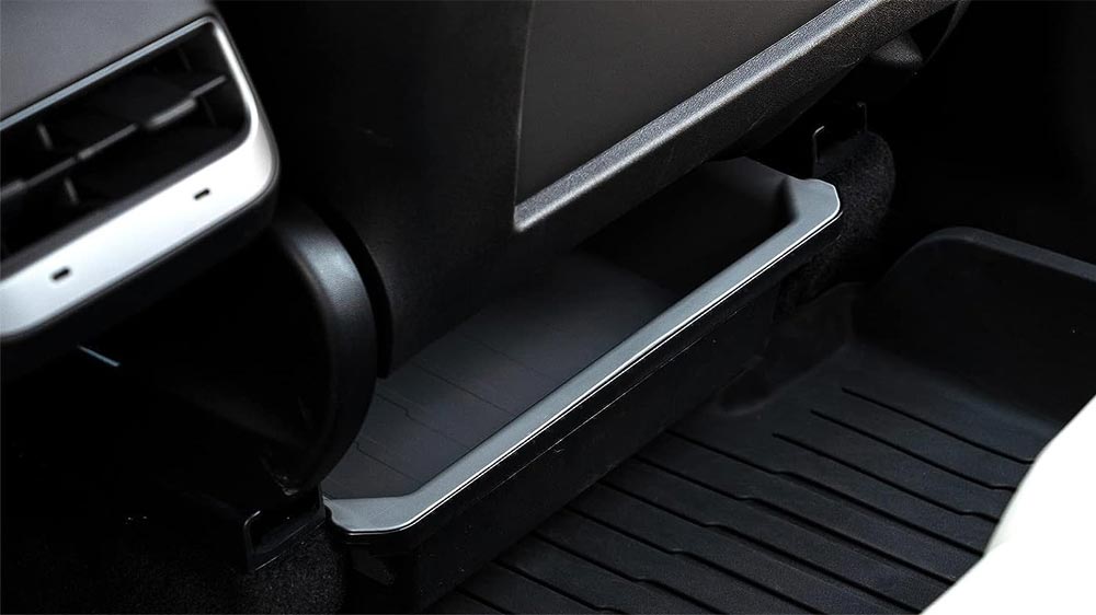 Tesla Model Y Under Seat Storage Box - Double Layer - Gray - 2