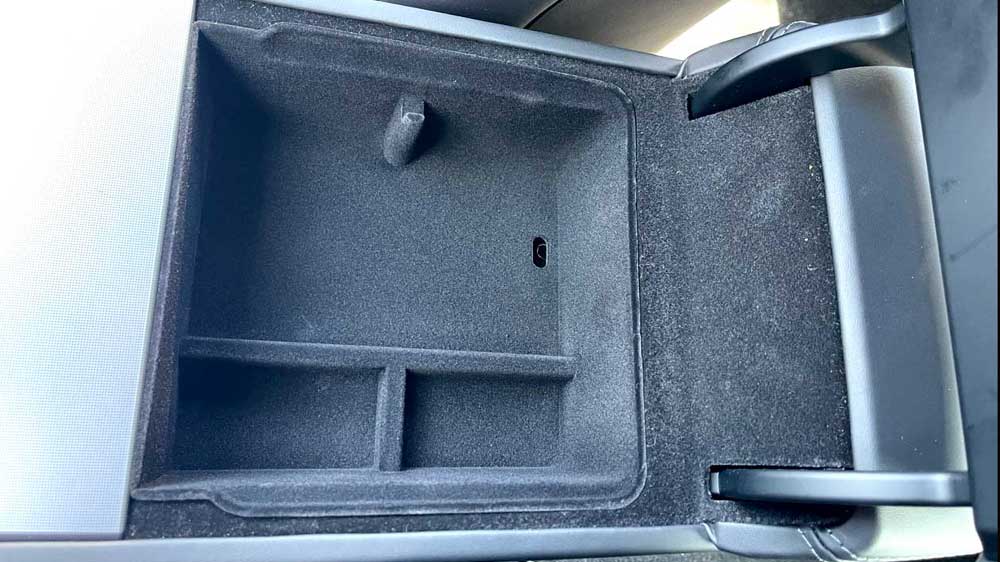 2024 Tesla Model 3 Highland Armrest Storage Tray - 2