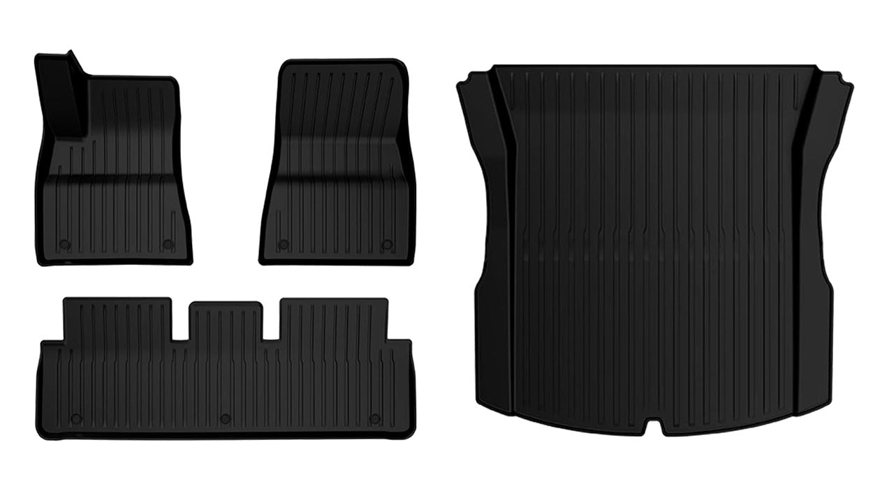 2024 Tesla Model 3 Highland Floor Mats & Rear Trunk Mat