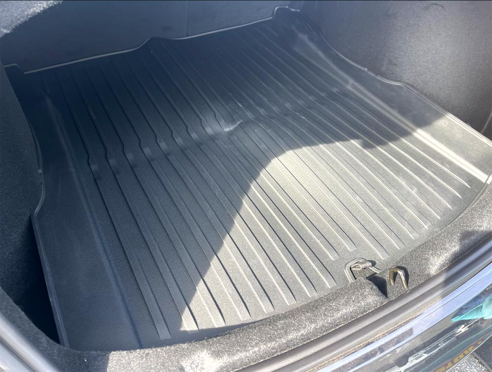 2024 Tesla Model 3 Highland Rear Trunk Mat Cargo Liner - Installed - 1