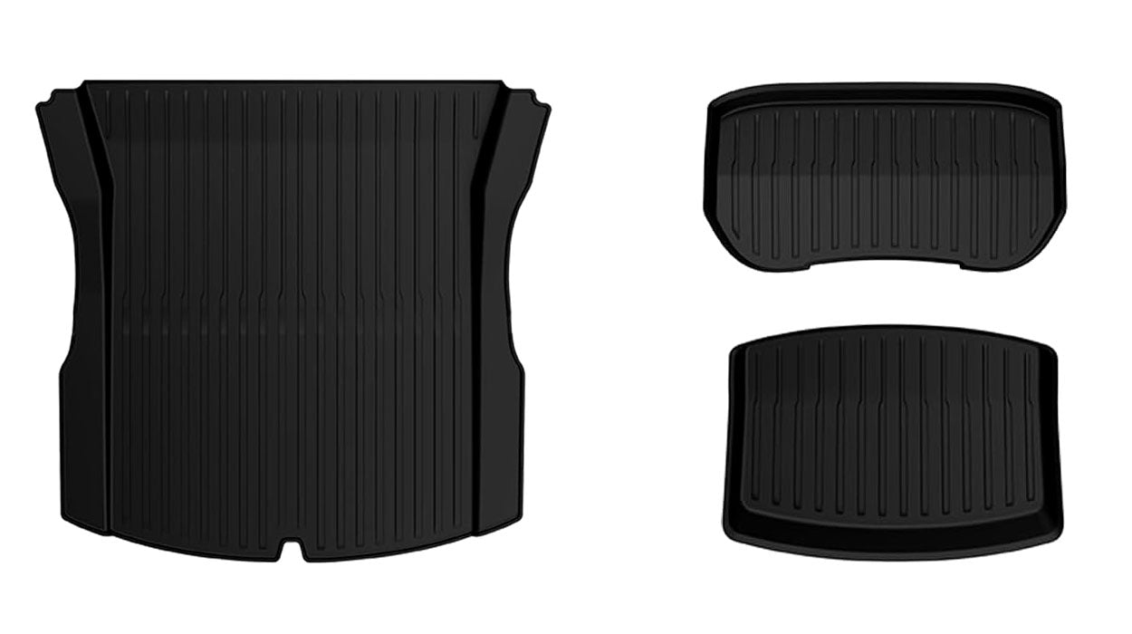 2021-2024 Tesla Model 3 Rear Trunk & Trunk Well & Front Trunk Mats Set