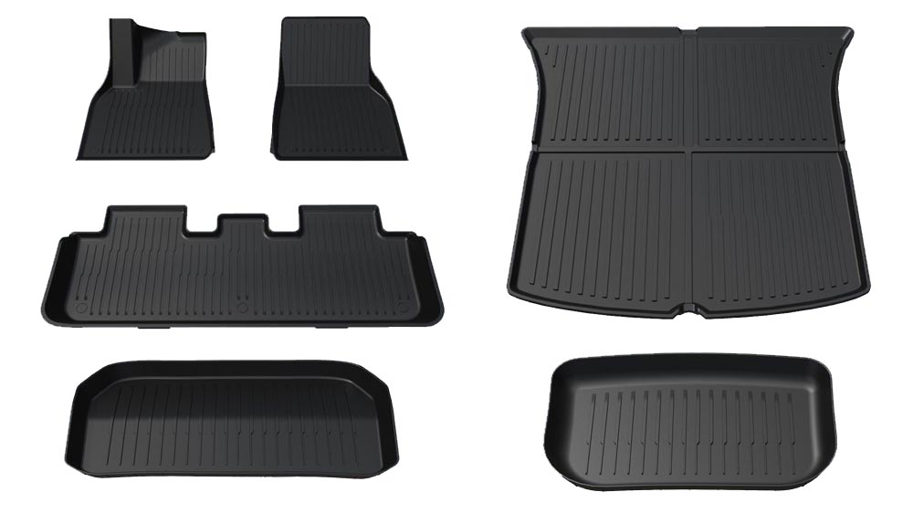 2020-2024 Tesla Model Y Floor Mats Full Set (5 Seater) - Version SLP