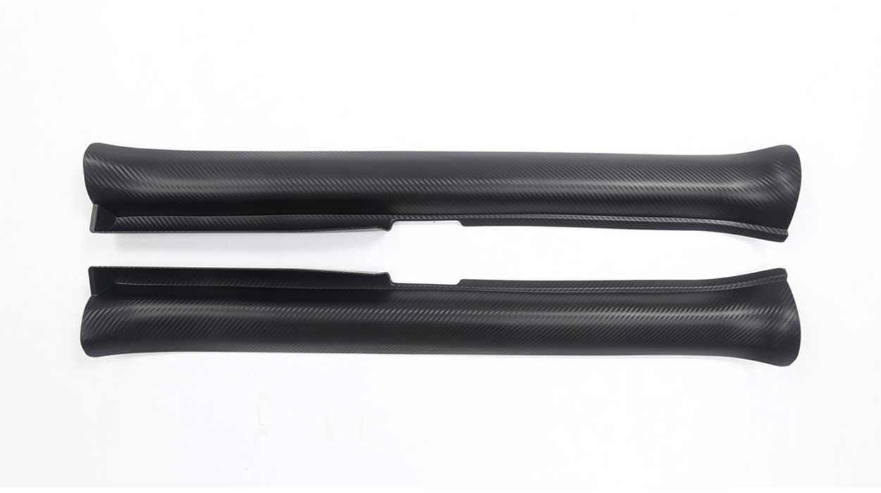 Tesla Model Y Front Door Sill Protectors (5 Seater) - Carbon Print