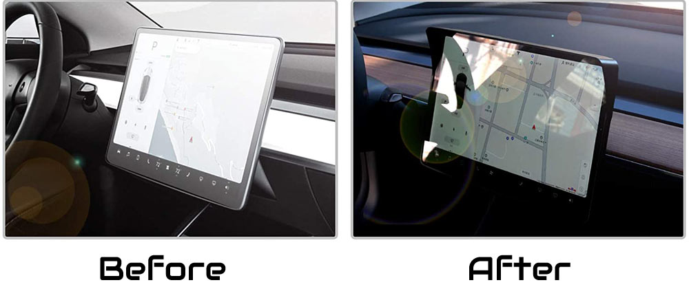 Tesla Model Y / Model 3 Screen Visor - 2