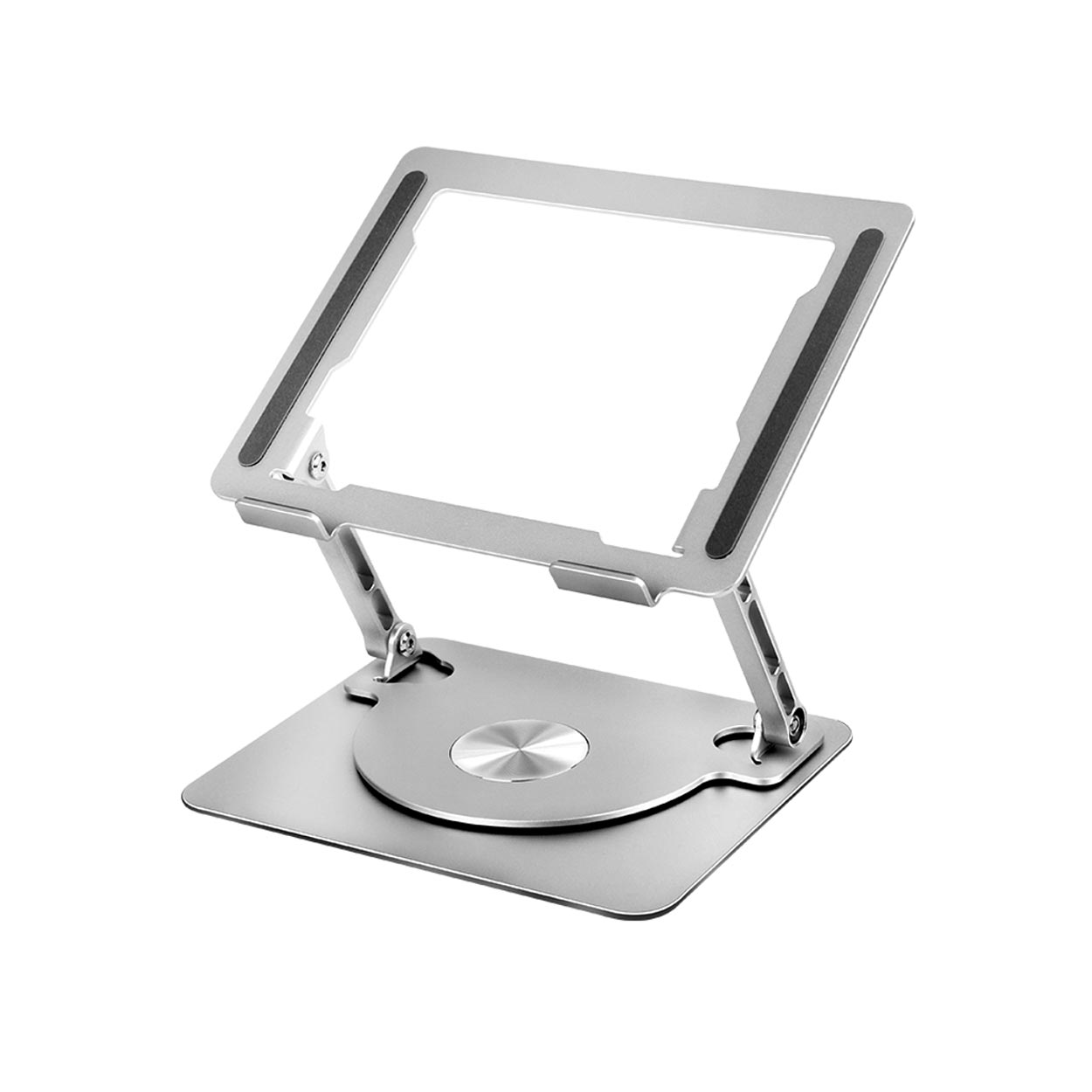 Adjustable Laptop Stand with 360 Rotating Base