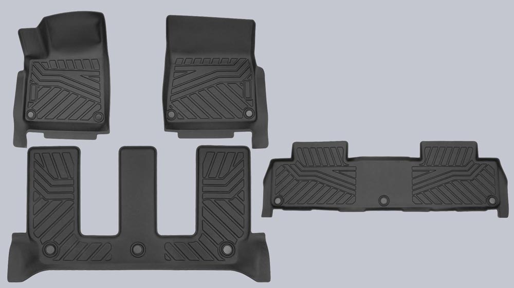 Rivian R1S Floor Mats Interior Liners