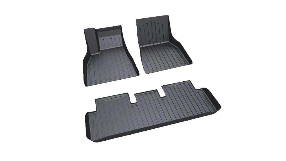 2021-2024 Tesla Model S Floor Mats Interior Liners (Plaid and Long Range)